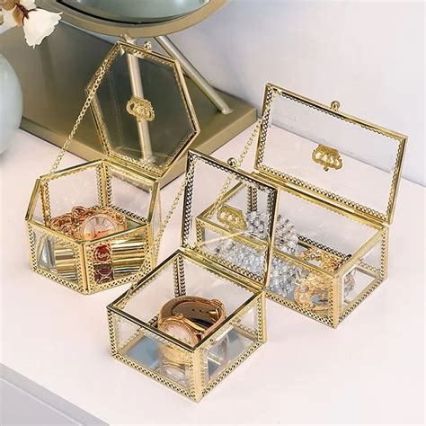 jewelry box gold metal|jewellery box for gold necklace.